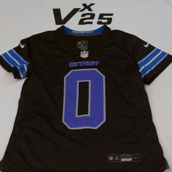 Women's Nike On Field Detroit Lions Jahmyr Gibbs Black Alternate Jersey Size Md - Picture 1 of 6